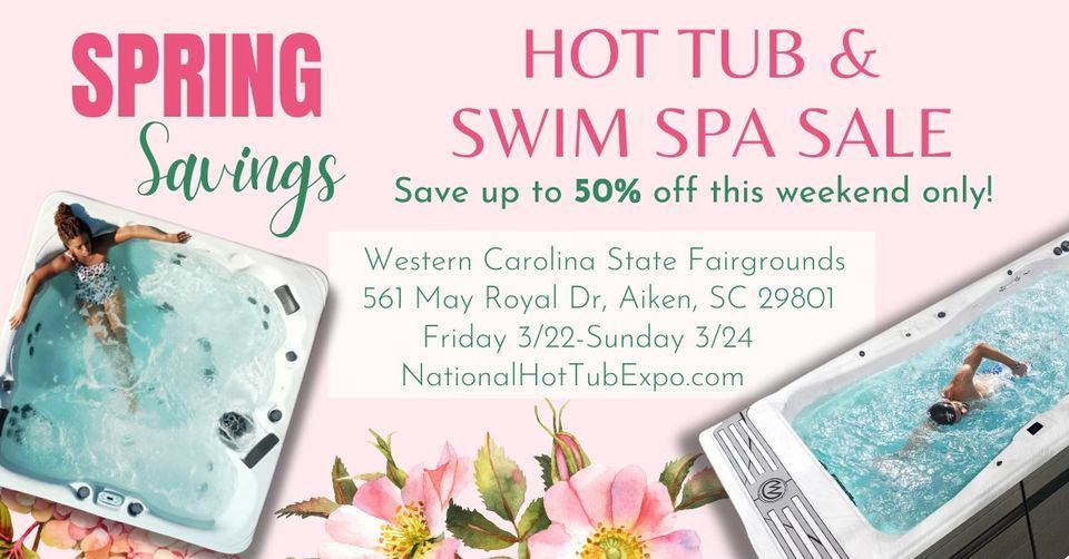 Largest Hot Tub & Swim Spa Sale in Aiken, SC!, Western Carolina State