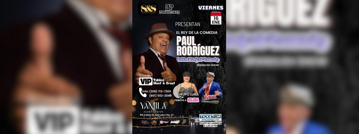 PAUL RODRIGUEZ  SALT LAKE CITY AT YAMILA, 16 January | Event in Salt Lake City | AllEvents