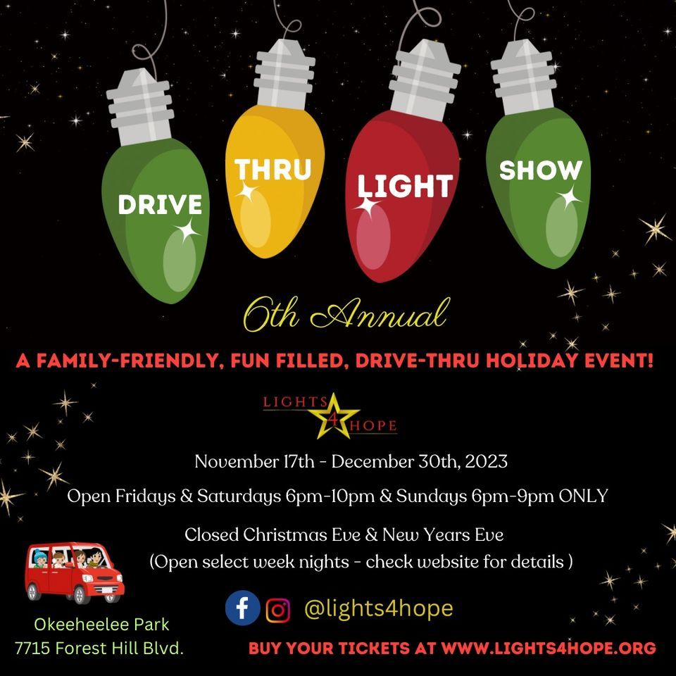 Drive Thru Light Show , Okeeheelee Park, West Palm Beach, December 2