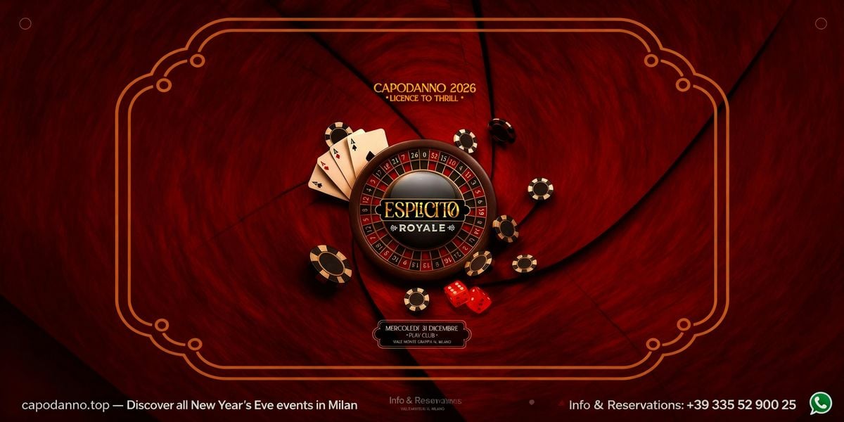NEW YEAR’S EVE PLAY CLUB MILAN 2026 – ESPLÍCITO ROYALE