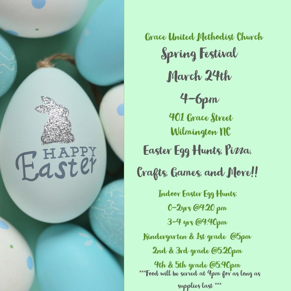 Spring Festival & Easter Egg Hunt!, Grace United Methodist Church