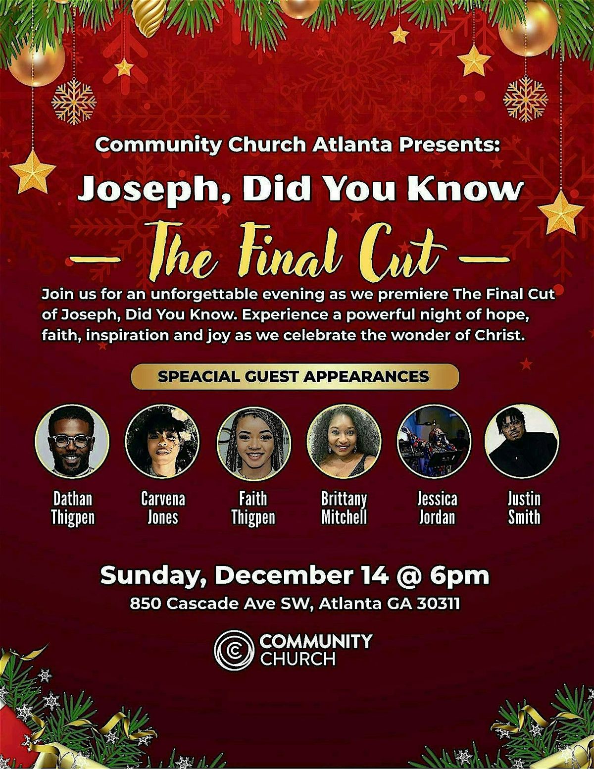 Joseph, Did You Know?, 14 December | Event in Atlanta | AllEvents