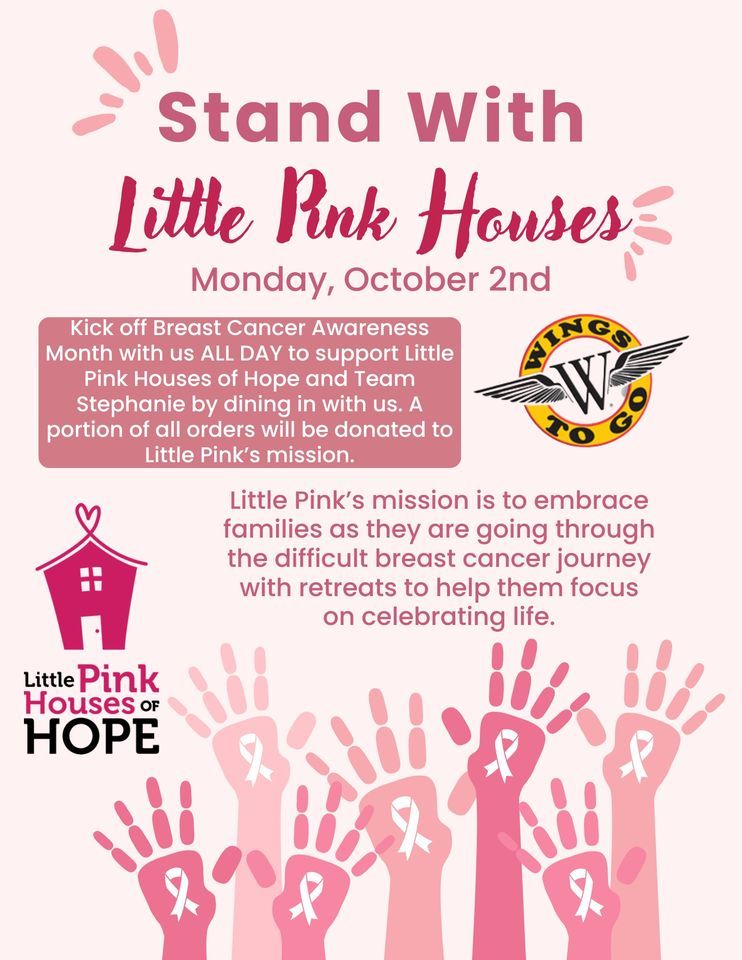 Little Pink Houses of Hope Benefit at Wings To Go, Wings To Go