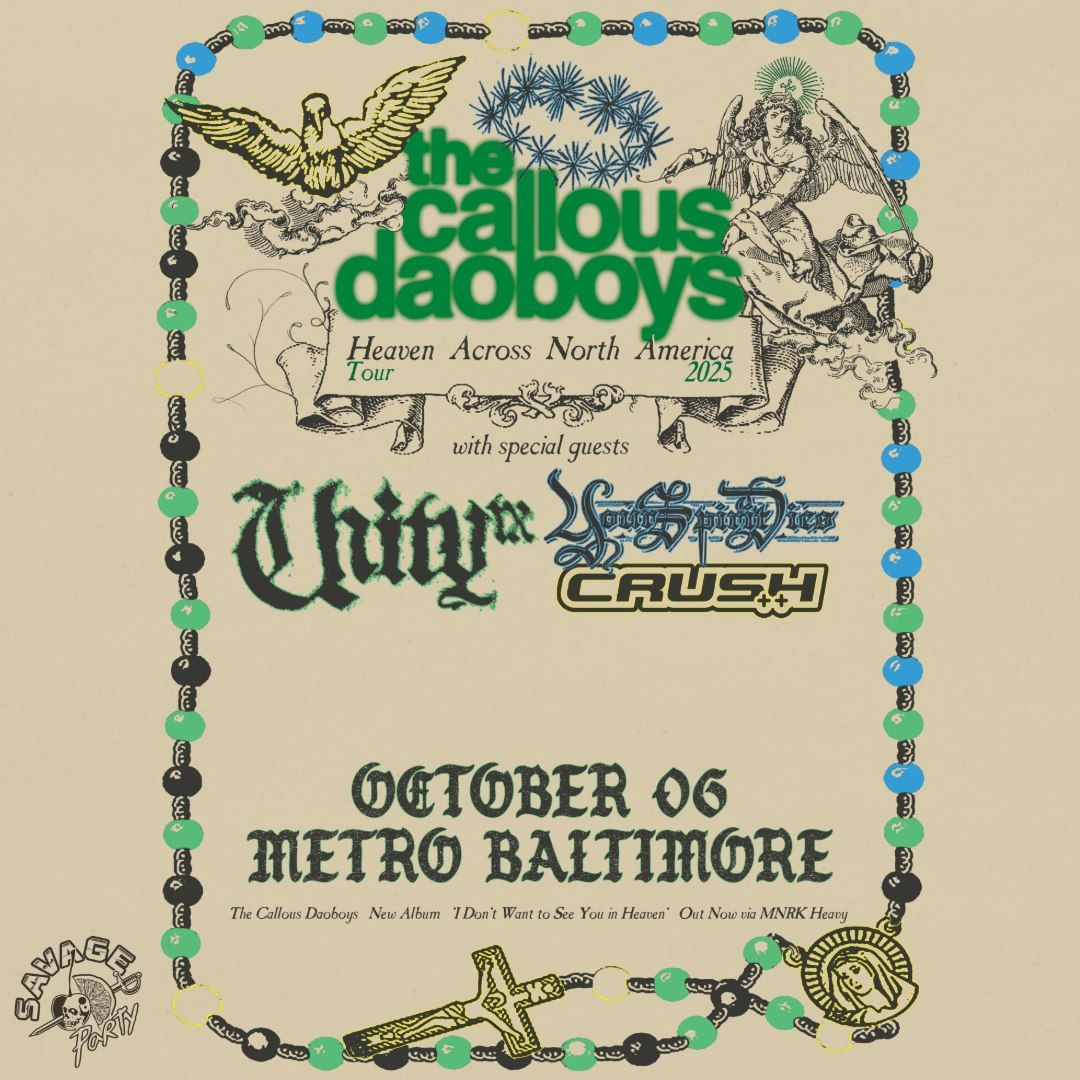 The Callous Daoboys, 10 December | Event in Huntington | AllEvents
