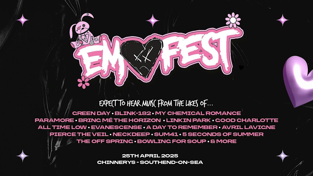 The Emo Festival Comes to Southend-on-Sea!, 29 May | Event in Southend-on-Sea | AllEvents