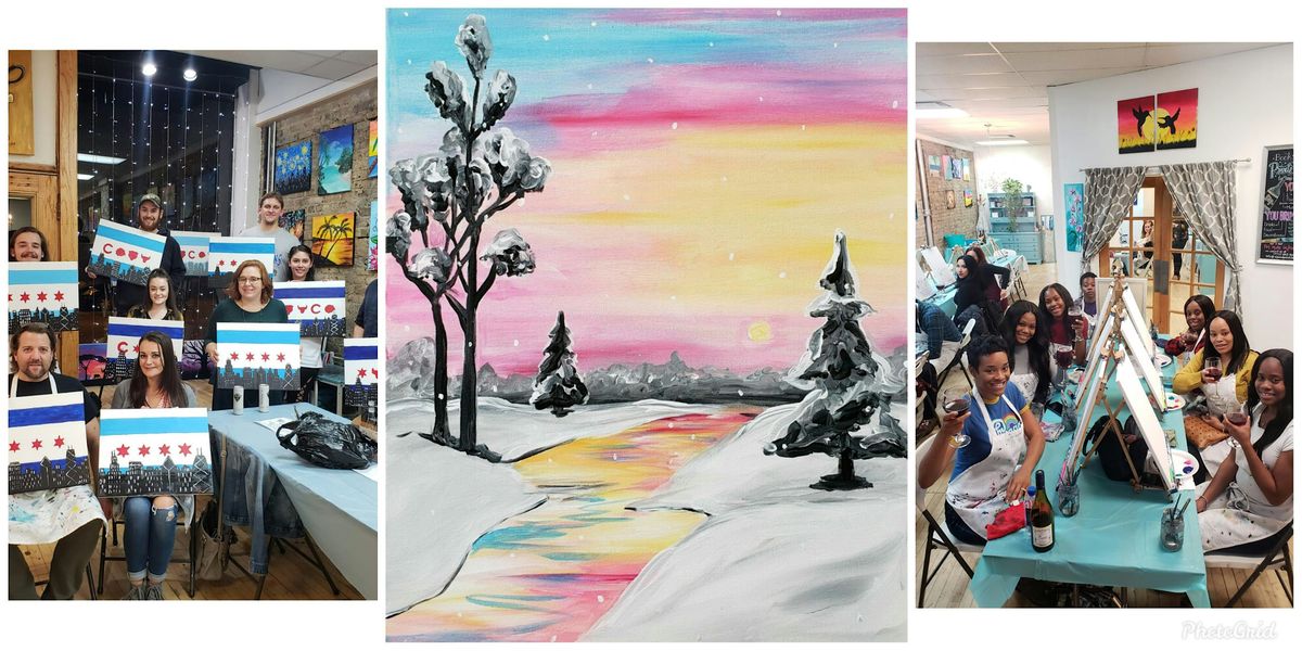 BYOB Sip & Paint Event - "Winter Wonderland", 5 December | Event in Chicago | AllEvents