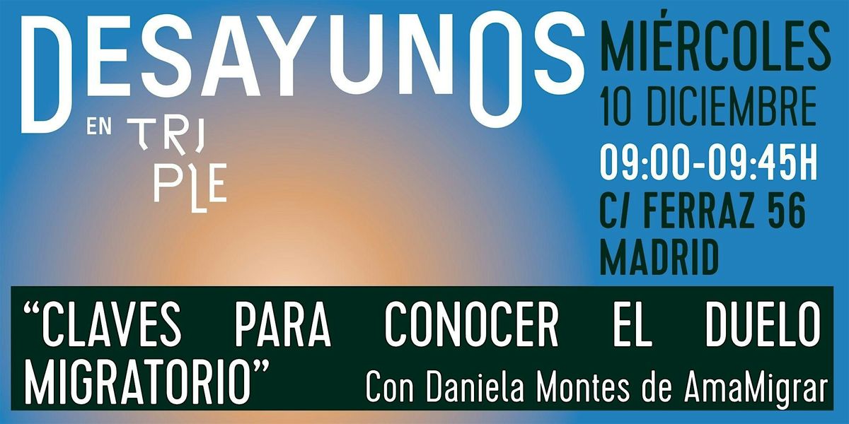 CLAVES PARA CONOCER EL DUELO MIGRATORIO, 10 December | Event in Madrid | AllEvents