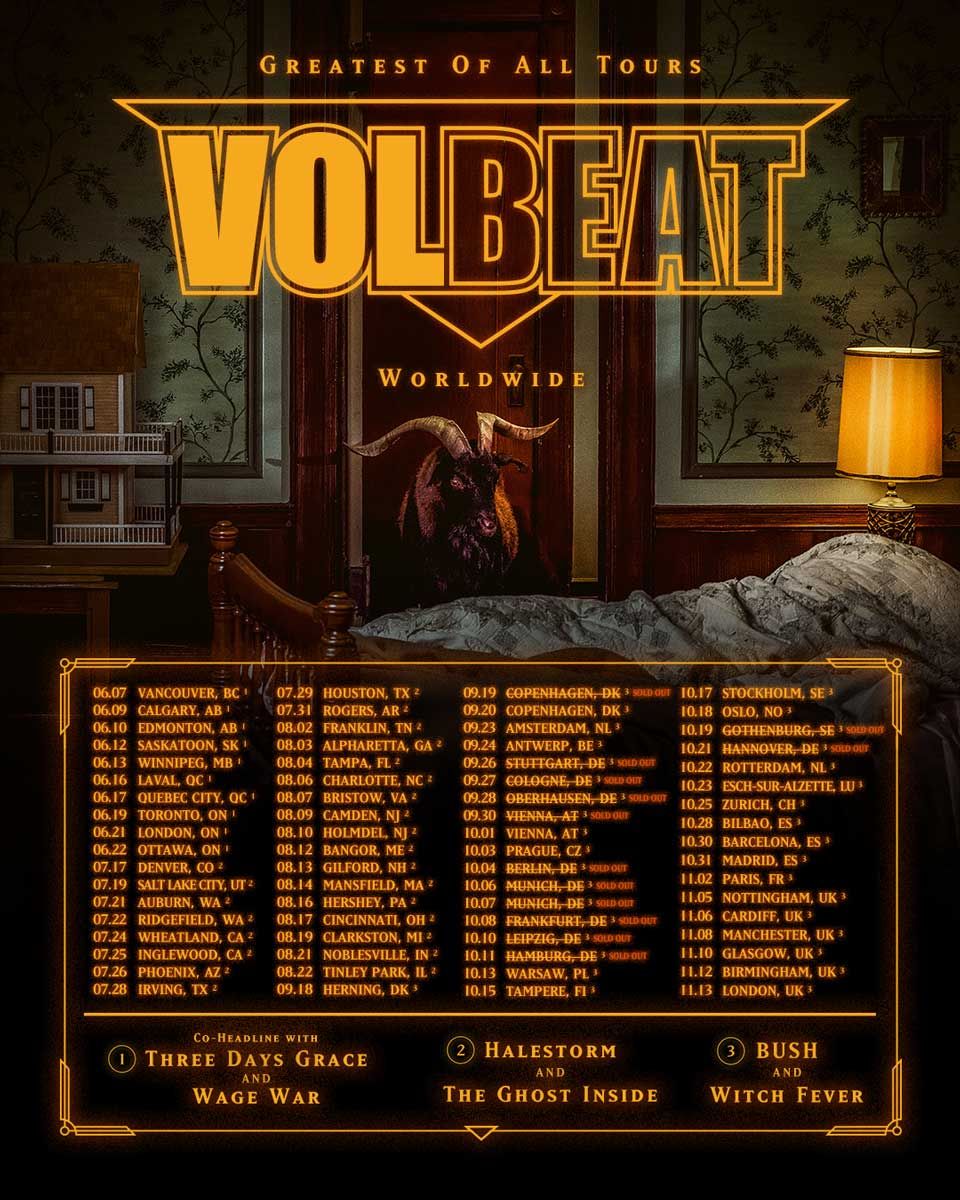 Volbeat Nottingham Tickets, 5 November | Event in Nottingham | AllEvents