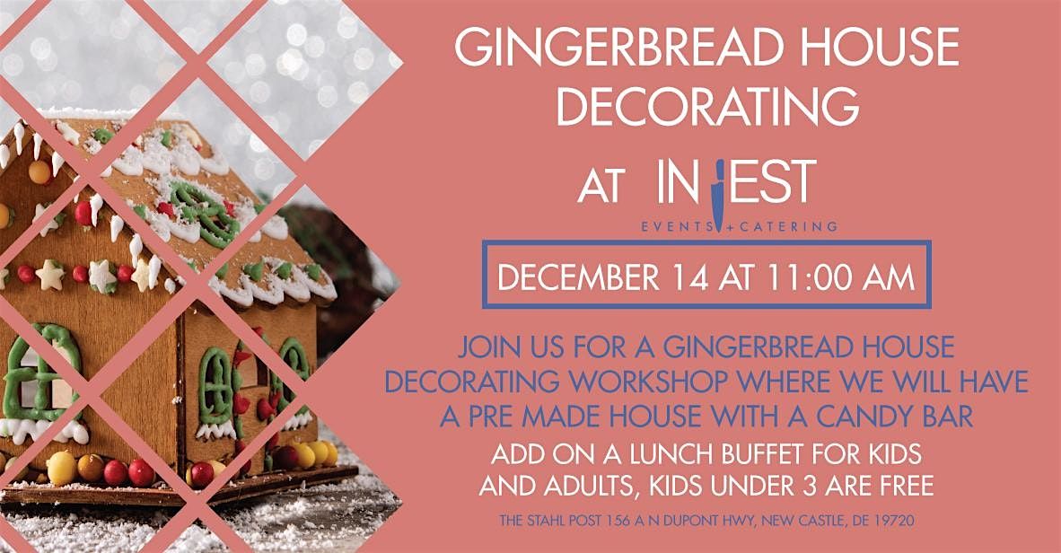 Gingerbread House Decorating and Lunch with In Jest Events, 14 December | Event in New Castle | AllEvents