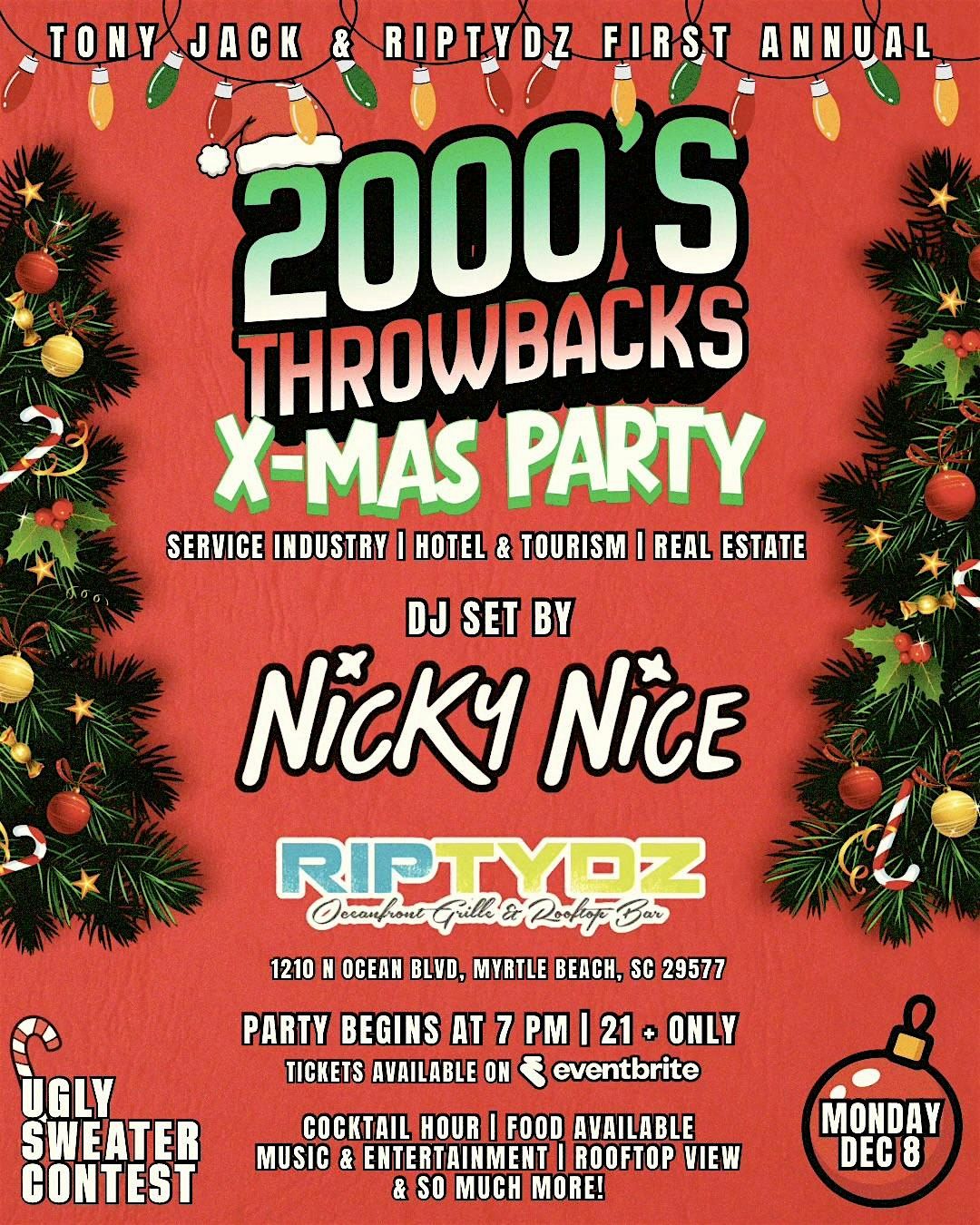 2000’s Throwbacks X-Mas Party, 8 December | Event in Myrtle Beach | AllEvents