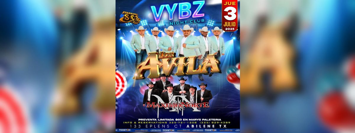 LOS AVILA & MAXIMO NORTE EN ABILENE, 3 July | Event in Abilene | AllEvents