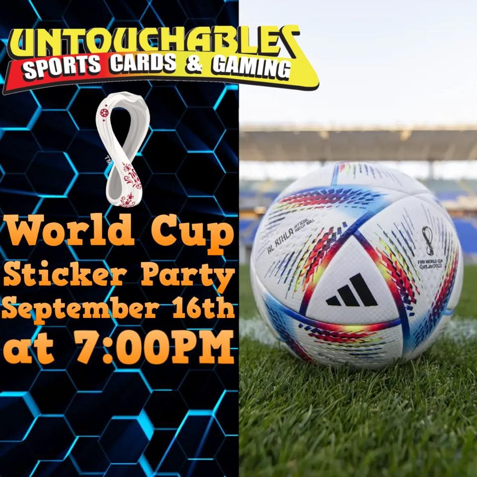 2022 Panini World Cup Sticker Party, Untouchables Sports and Gaming