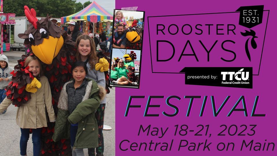 Rooster Days Festival, Central Park, Coweta, 18 May 2025 AllEvents.in