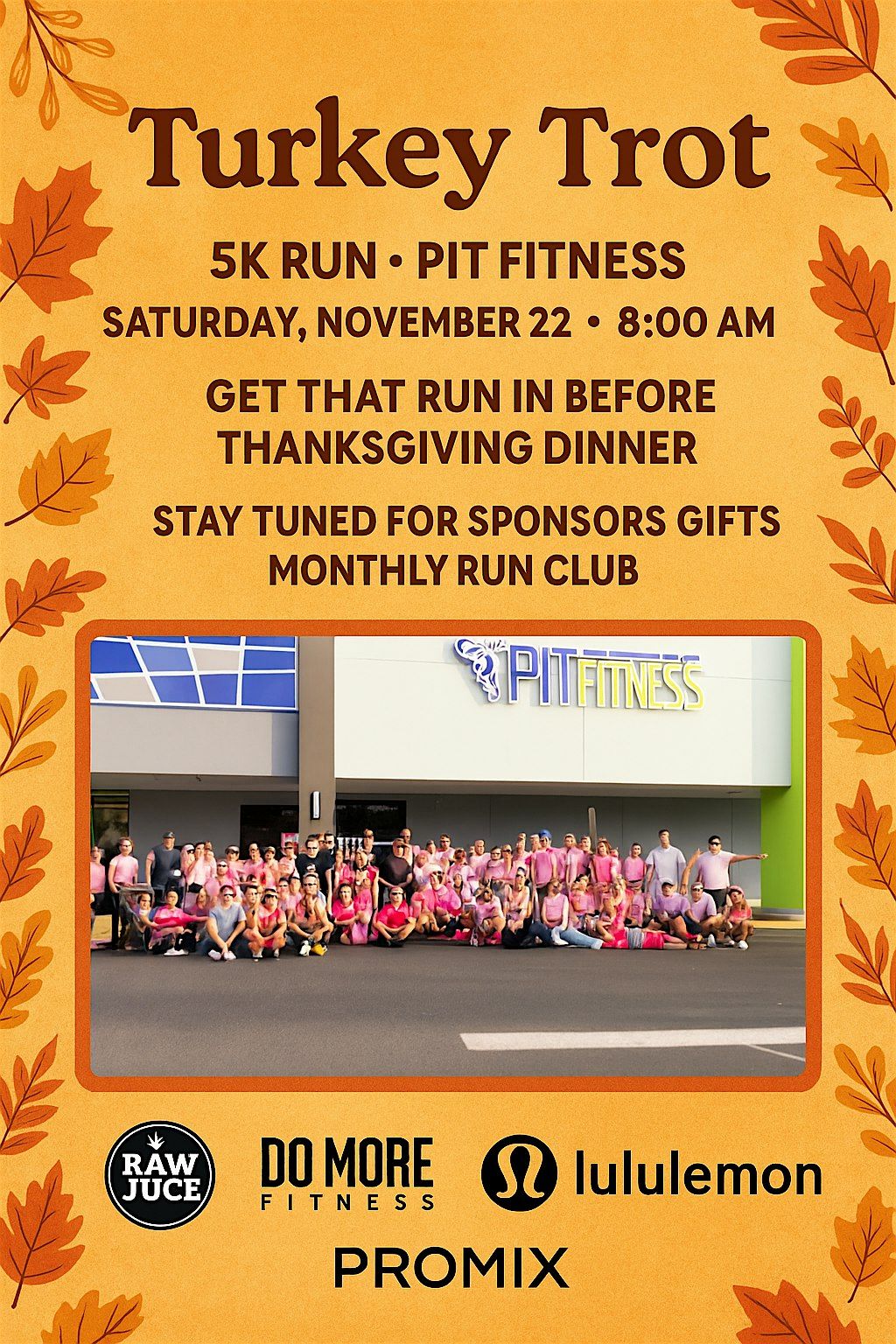 Turkey Trot 5K Run, 22 November | Event in Boca Raton | AllEvents