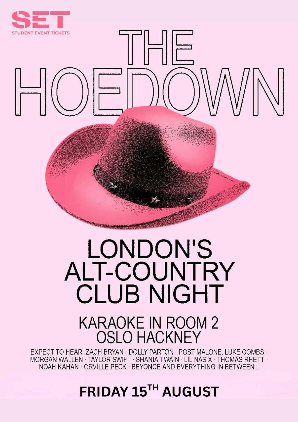 THE HOEDOWN: ALT COUNTRY NIGHT @ OSLO HACKNEY - FRIDAY 15TH AUGUST | Event in Leytonstone | AllEvents