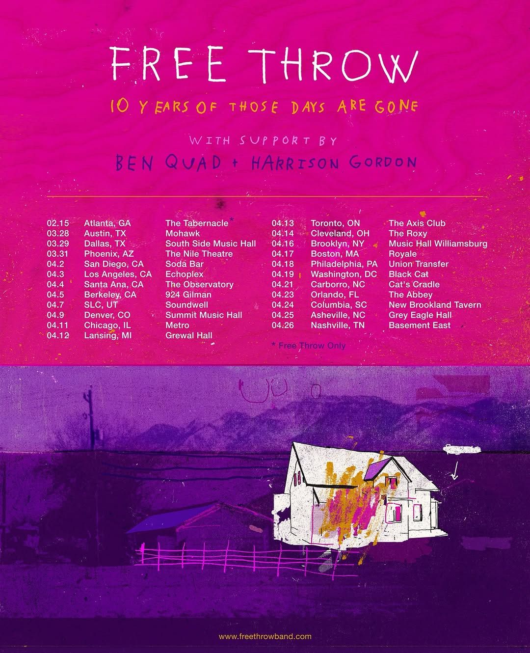 Free Throw, 25 September | Event in Rochester | AllEvents