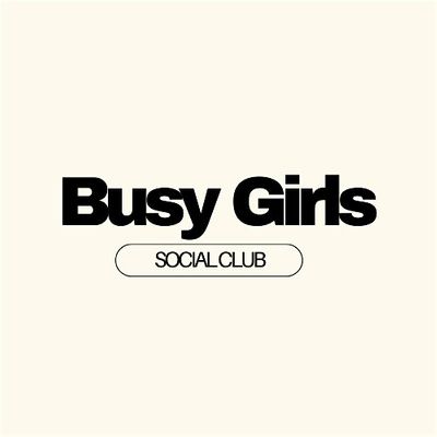 Busy Girls Social Club logo