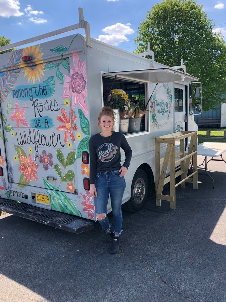Flower Truck Pop Up By The Wandering Wildflower, Tulip Tree Gardens Co