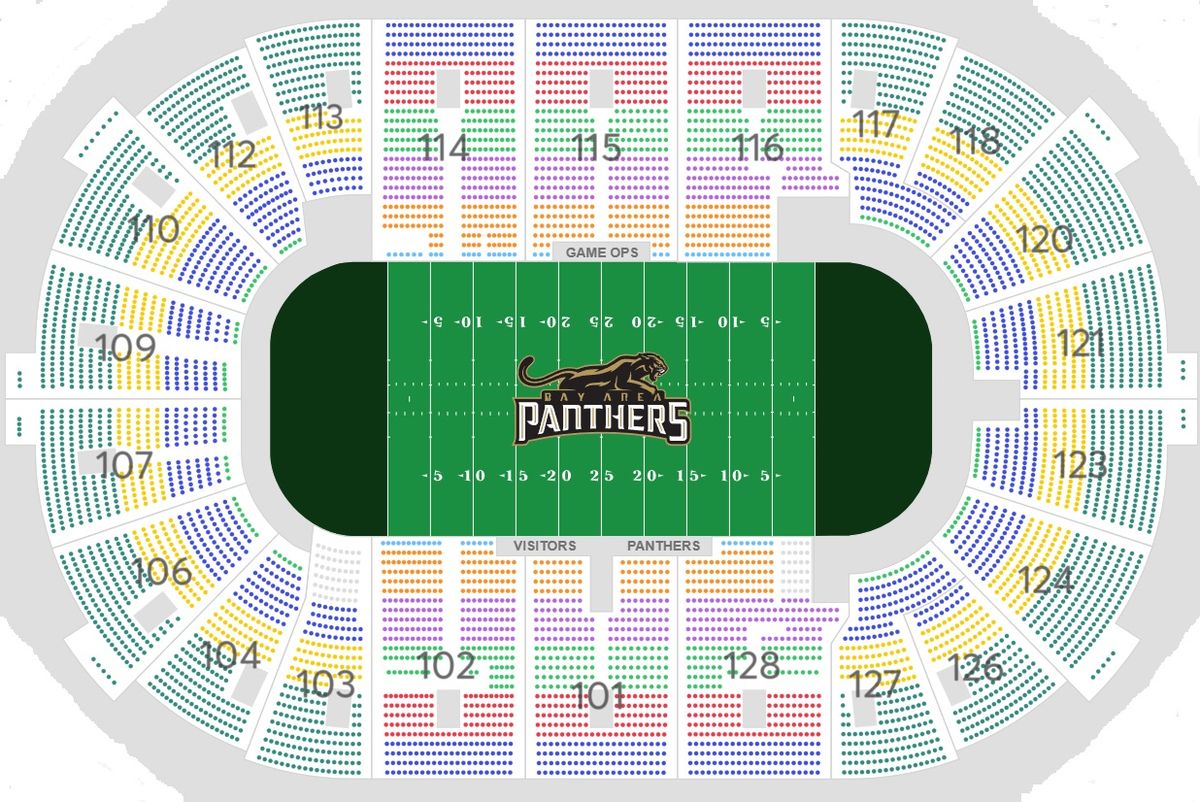 Bay Area Panthers vs. Vegas Knight Hawks, 10 July | Event in San Jose | AllEvents