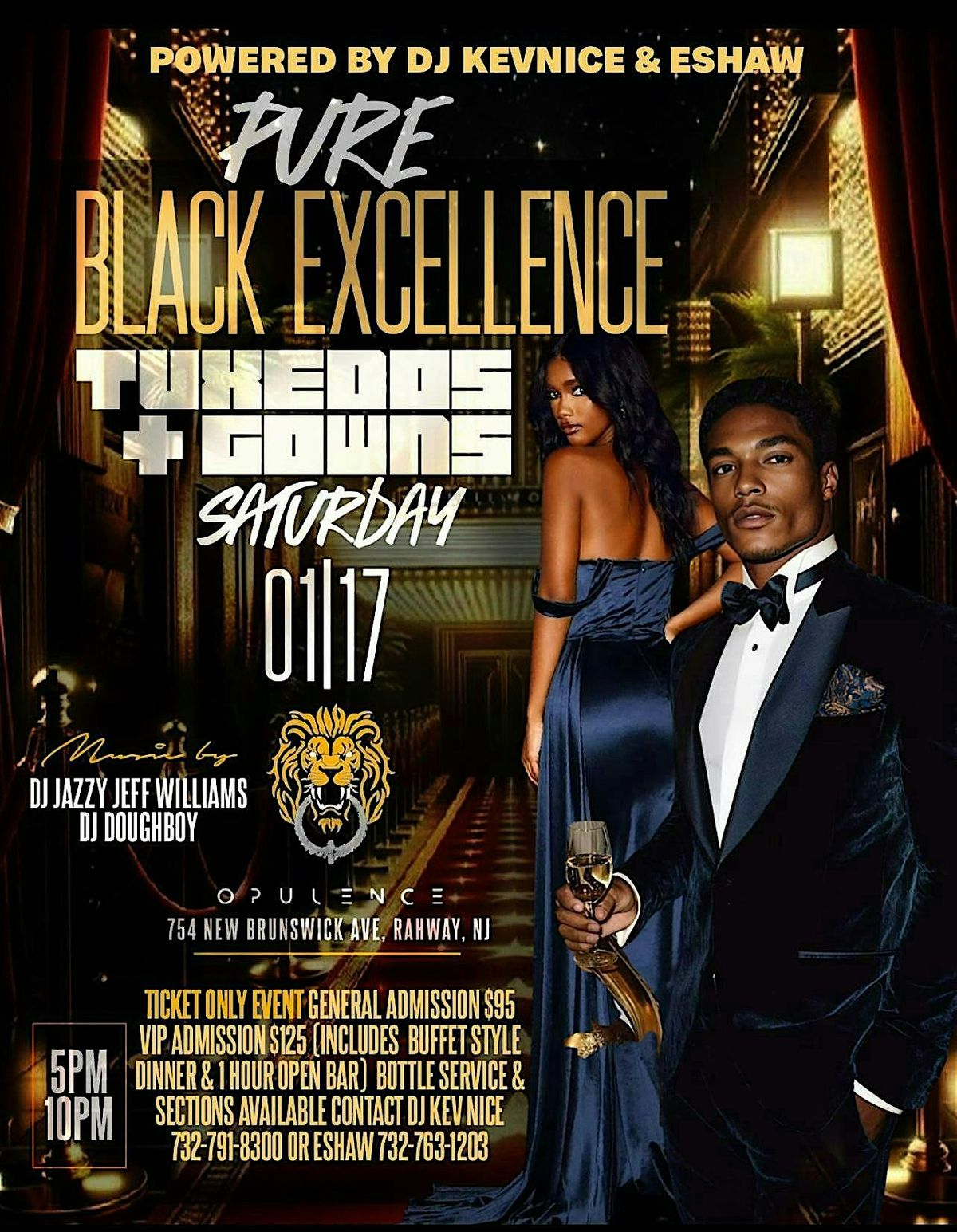Pure Black Excellence, Tuxedos & Gowns, 17 January | Event in Rahway | AllEvents