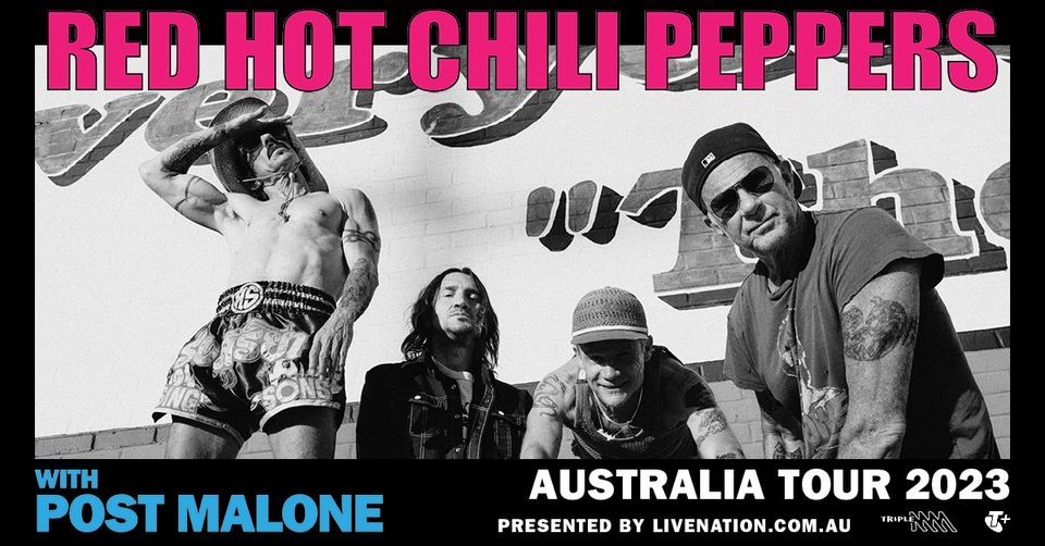 Red Hot Chili Peppers with Post Malone Sydney, Accor Stadium, Marrickville, February 2 2023 Red Hot Chili Peppers with Post Malone Sydney, Accor Stadium, Marrickville, February 2 2023