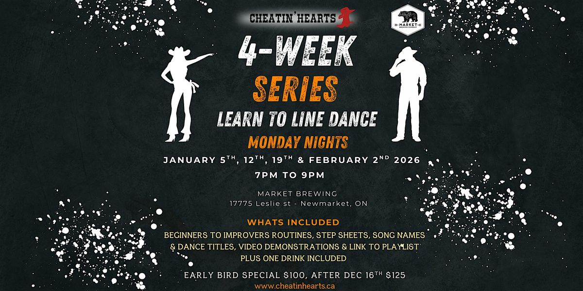 4-week Line Dancing Series at Market Brewing, 5 January | Event in Newmarket | AllEvents