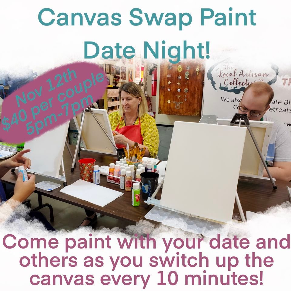 Canvas Swap Paint Date Night, November 12th At 5pm (Taught By Summer Of