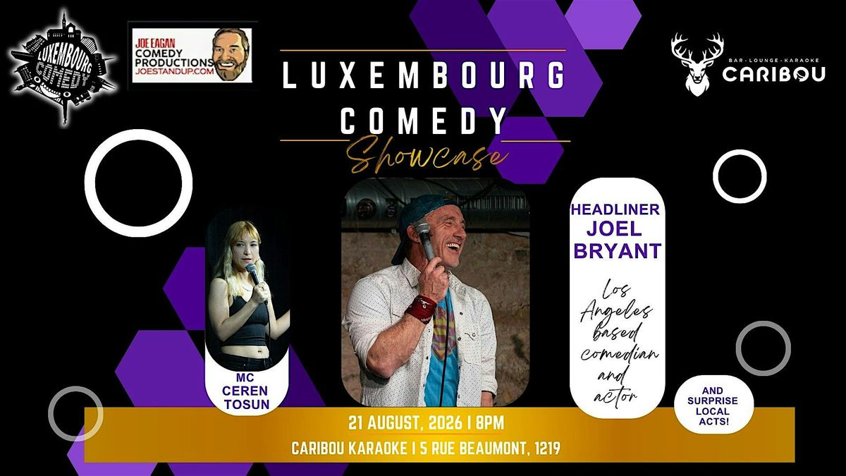 Luxembourg Comedy Showcase in English - Joel Bryant (USA) at Caribou Karaoke