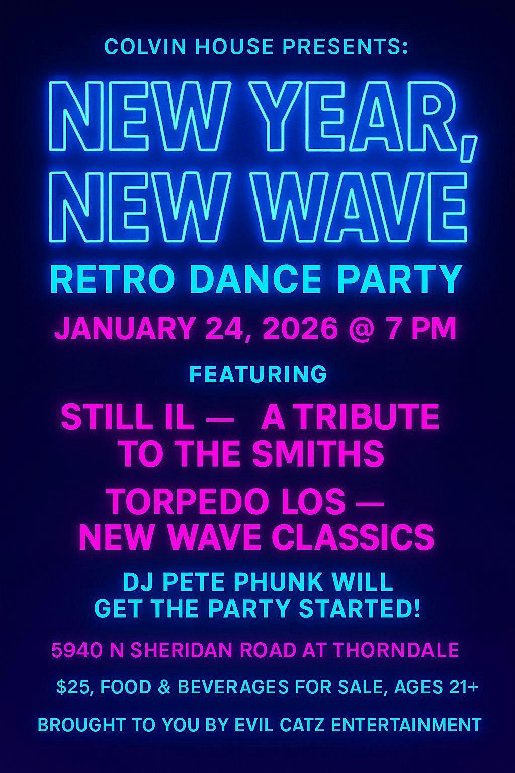 New Year, New Wave: Retro Dance Party, 24 January | Event in Chicago | AllEvents