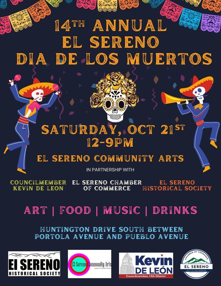 14th Annual El Sereno Dia De Los Muertos Festival, Huntington Dr S, Los