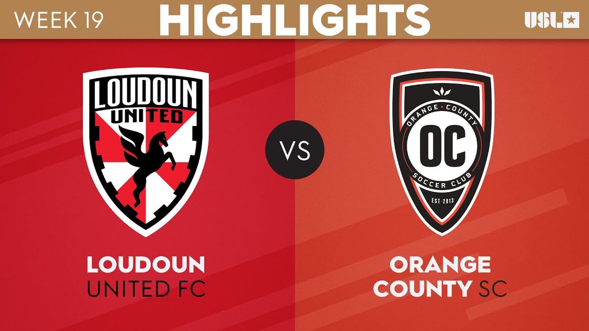 Orange County SC at Loudoun United FC, 3 July | Event in Leesburg | AllEvents