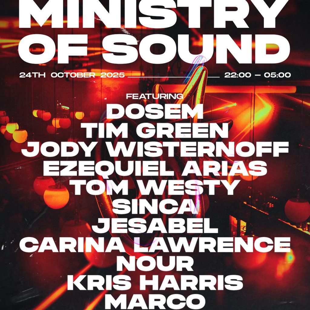 Free From Sleep Presents: Ministry Of Sound, 24 October | Event in London | AllEvents