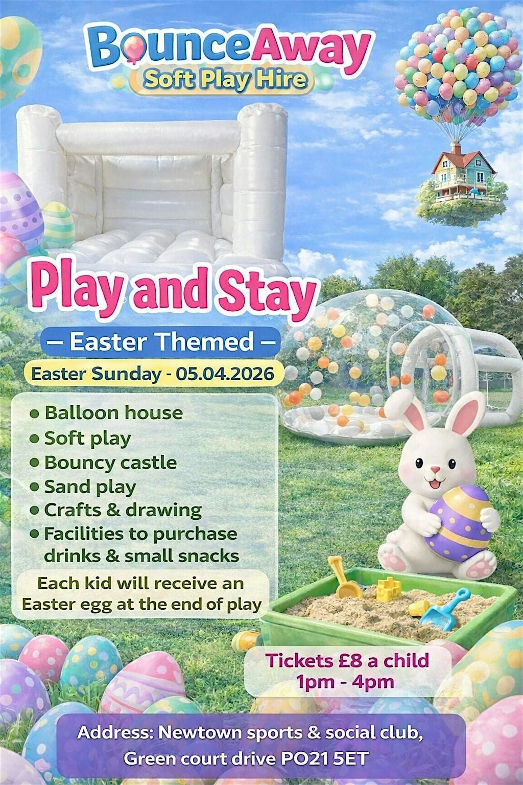 BounceAway Easter Stay&Play, 5 April | Event in Bognor Regis | AllEvents