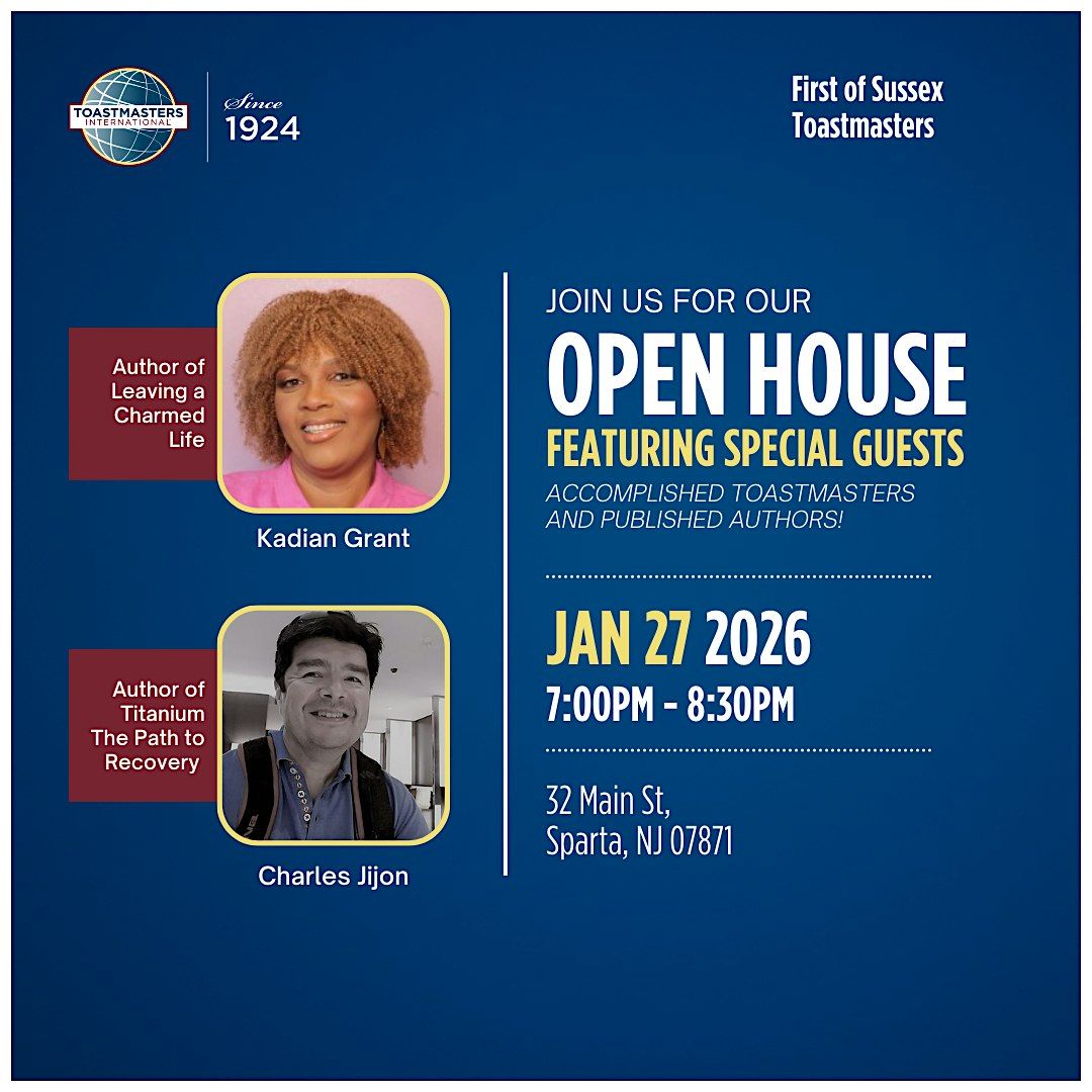 First of Sussex Toastmasters Open House