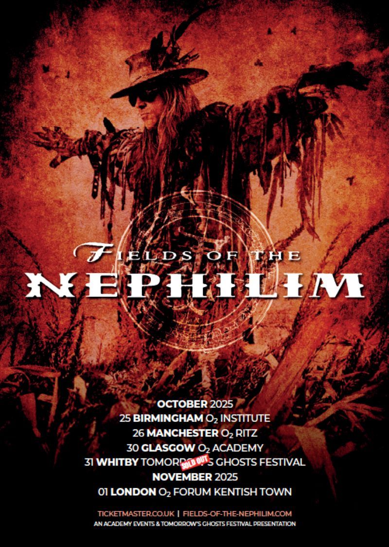 Fields of the Nephilim London Tickets, 1 November | Event in London | AllEvents