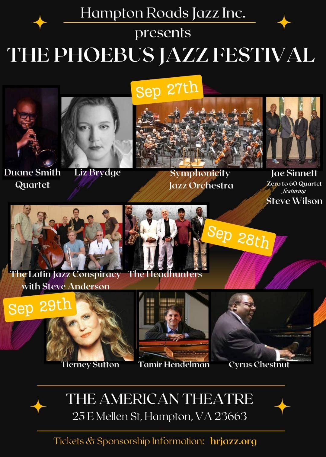Phoebus Jazz Festival at American Theatre-VA, 26 September | Event in Hampton | AllEvents