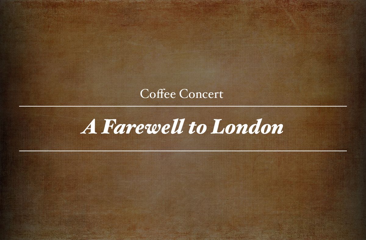 Alabama Symphony Orchestra Coffee Series - A Farewell to London at Alys Robinson Stephens PAC, 20 March | AllEvents