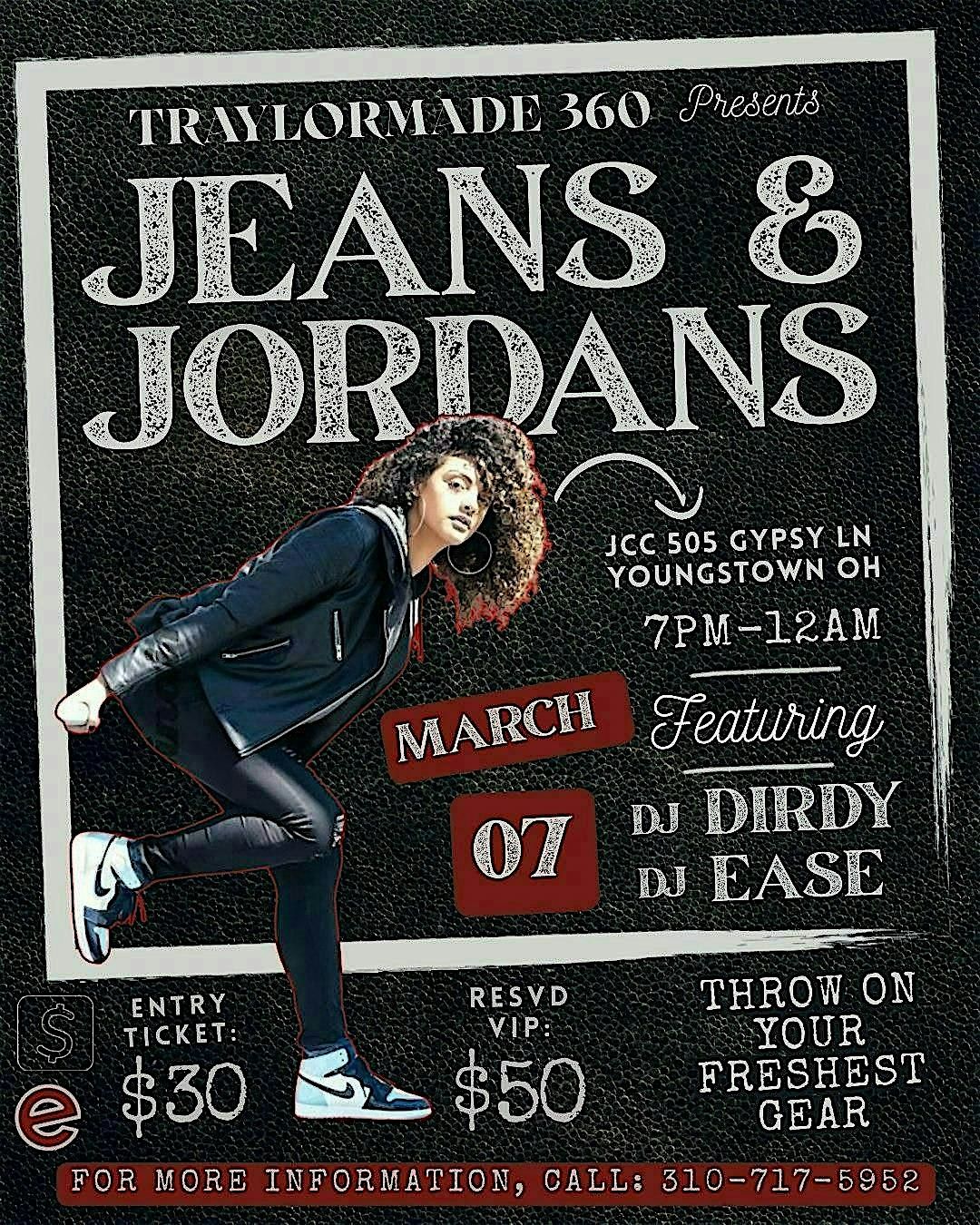 Jeans & Jordans Party ‘26, 7 March | Event in Youngstown | AllEvents