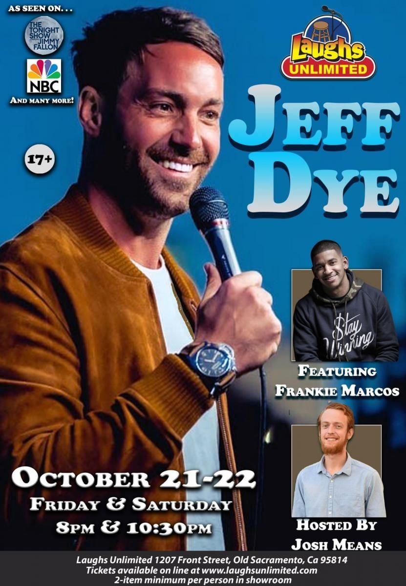 Jeff Dye at Hyenas Comedy Night Club - Dallas, 5 September | Event in Dallas | AllEvents