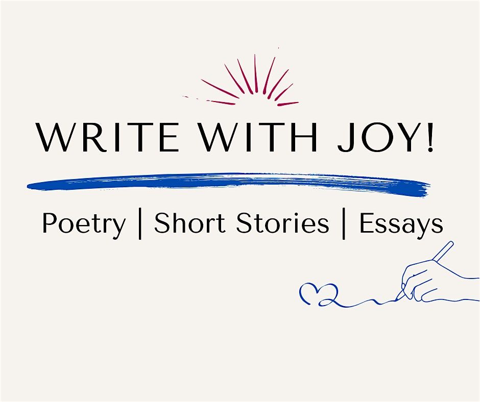Write with Joy!, 29 November | Event in Toulouse | AllEvents