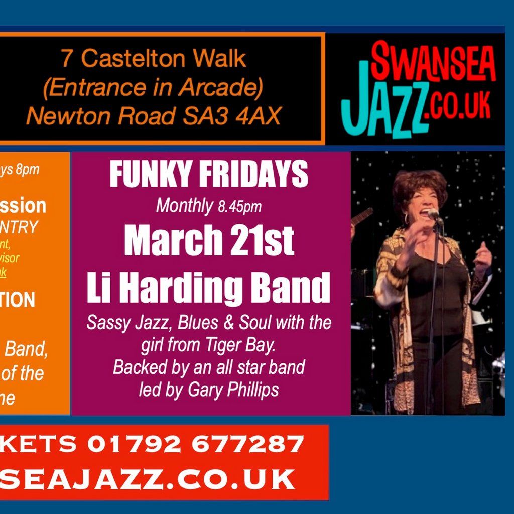 Li Harding & Gary Phillips Band, Swansea Jazz Club Cu Mumbles, 21 March 2025 AllEvents