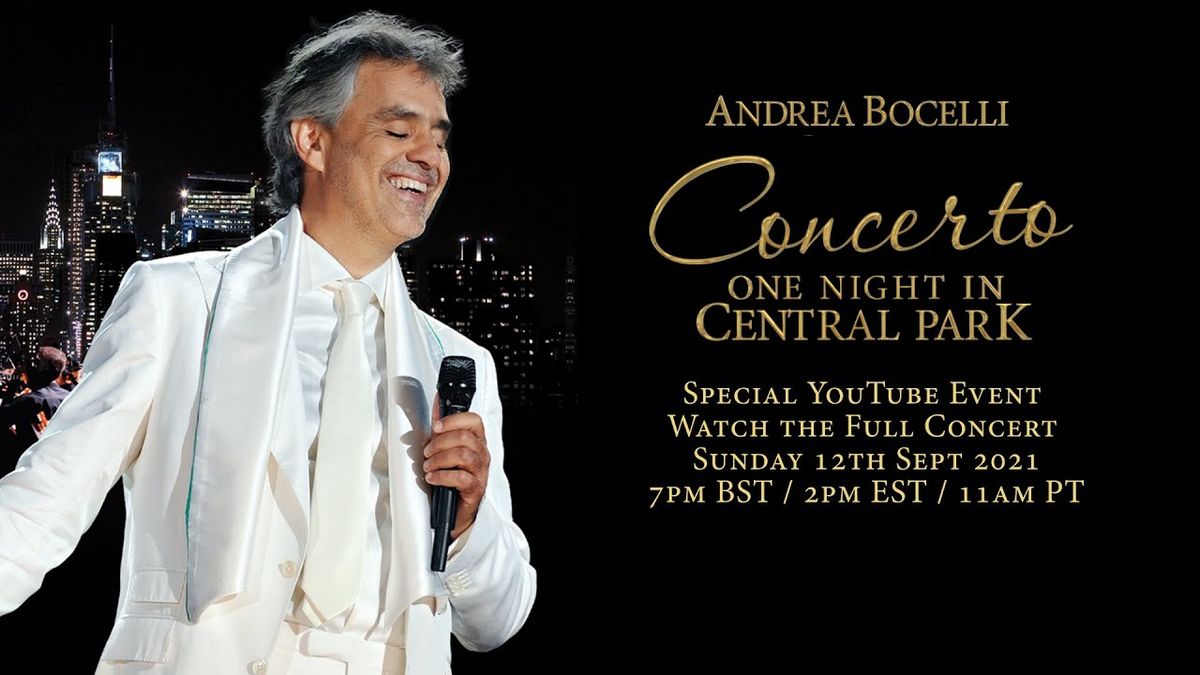 Parking Andrea Bocelli, 10 December | Event in Hamilton | AllEvents