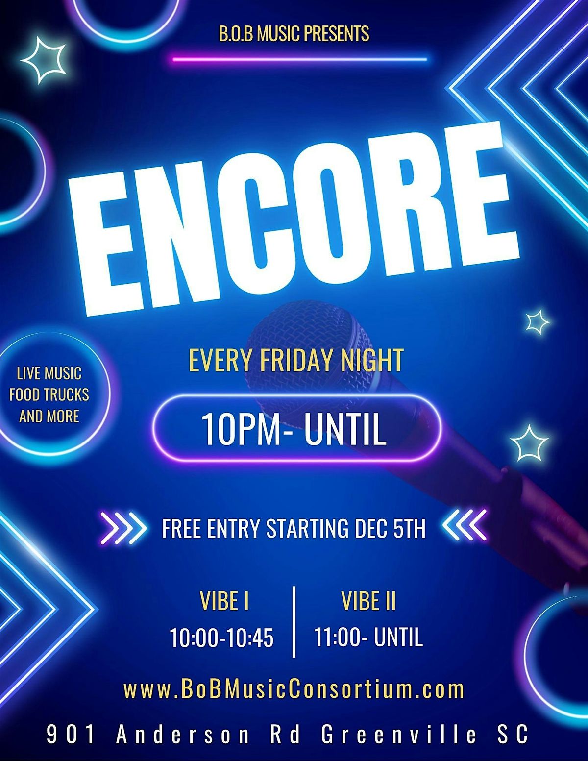 ENCORE: Music Sessions, 5 December | Event in Greenville | AllEvents