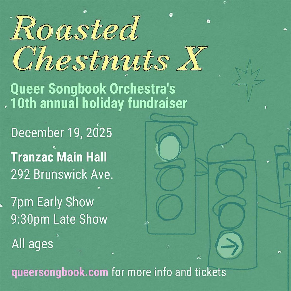 7PM EARLY SHOW: Queer Songbook Orchestra - Roasted Chestnuts X, 19 December | Event in Toronto | AllEvents