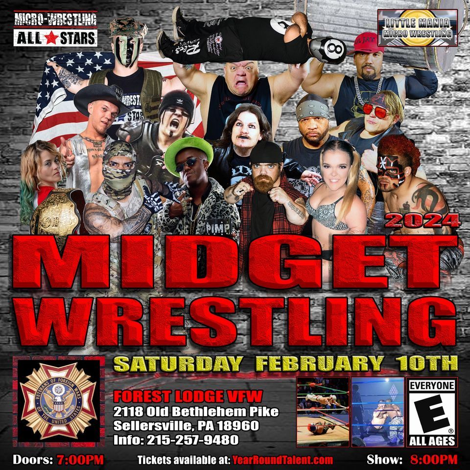 Sellersville, PA Little Mania Micro Wrestlers Rip Through The Ring