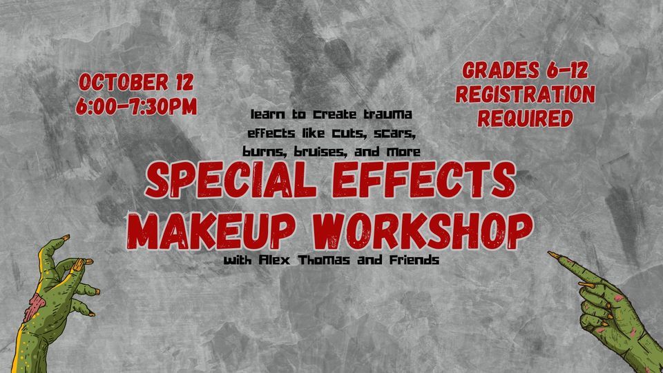 Special Effects Makeup Commerce Township Community Library