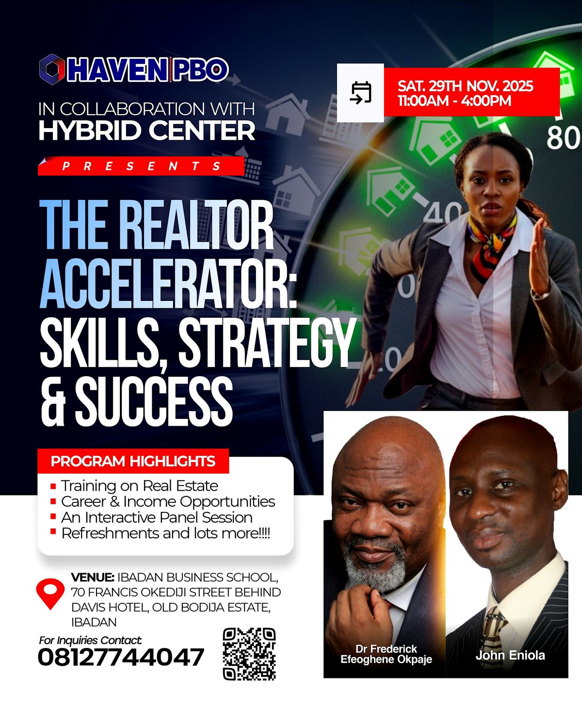 THE REALTOR ACCELERATOR: Skills, Stetegy & Success, 29 November | Event in Ibadan | AllEvents
