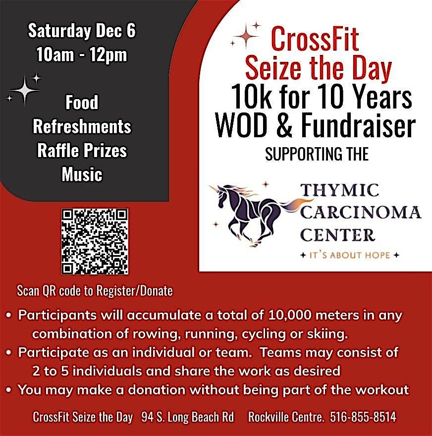 CrossFit Seize the Day 10th Anniversary  Workout & Fundraiser, 6 December | Event in Rockville Centre