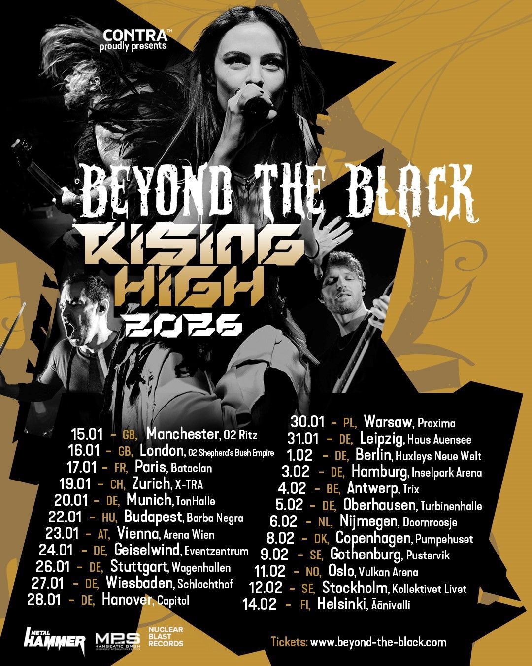 Beyond The Black Stuttgart Tickets, 26 January | Event in Stuttgart | AllEvents