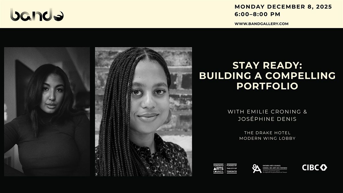 Stay Ready: Building a Compelling portfolio, 8 December | Event in Toronto | AllEvents